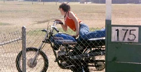 bad news bears motorcycle kid|Jackie Earle Haley Rides A 1975 Harley Davidson Z90 In The。